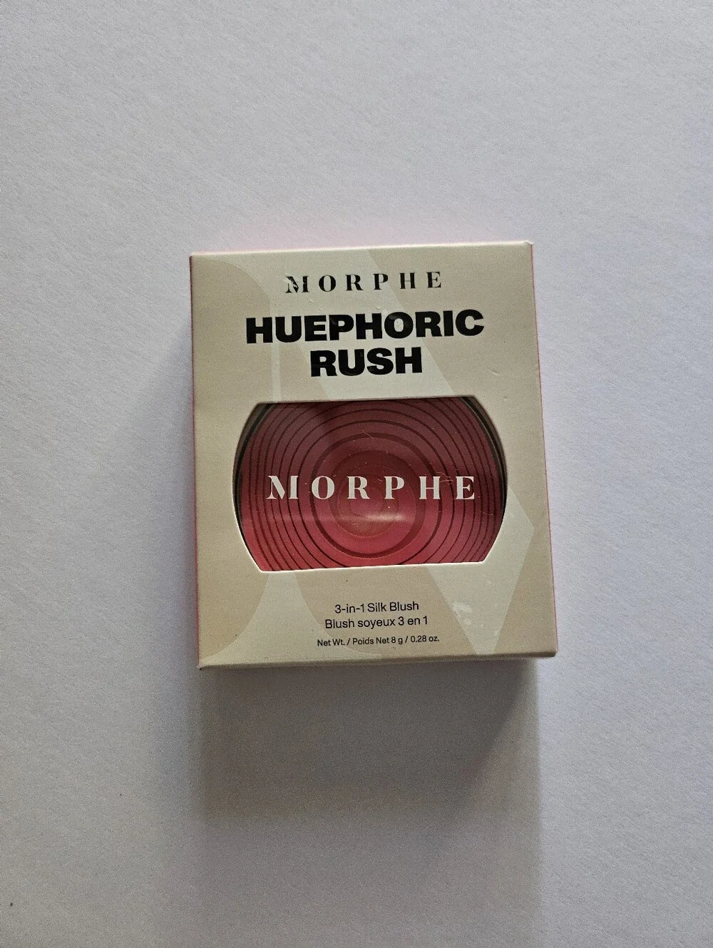 NEW Morphe Huephoric Rush Cream Blush 3 in 1 Silk Blush in PLEASURED 8g/.28oz